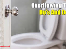 Running toilet bowl cleaner through the tank will also help break down mineral deposits and other gunk collecting in the siphon jets. How To Stop An Overflowing Toilet Do S And Don Ts