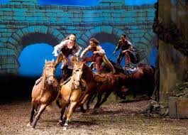 Cavalia Show Horses Trick Riding Pretty Horses