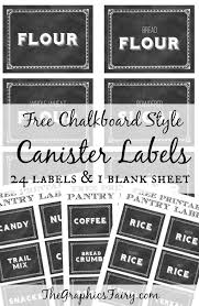 The graphics fairy is a resource for home decorators, graphics designers and crafters. Printable Canister Labels The Graphics Fairy