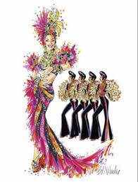 Carmen Miranda Inspired Illustration By Bob Mackie Headpiece Diy Burlesque Costumes Carmen Miranda Costume