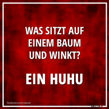 Was Sitzt Auf Einem Baum Und Winkt Ein Huhu Facebook Spruchbilder Lustige Witzige Spruche