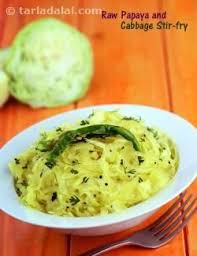 Raw Papaya And Cabbage Stir Fry Recipe Indian Diabetic Recipes Recipe Recipes Indian Snack Recipes Diabetic Diet Recipes