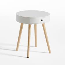 Tea table coffee round bedside wood corner furniture modern home decorations new. Selisa Round Bedside Table La Redoute Interieurs La Redoute