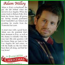 Meet Adam Milloy! (Tyler Ritter) @EvrgrnChristmas @mrtritter  www.AnEvergreenChristmas.com