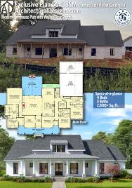 Plan 56438sm Modern Farmhouse Plan With Vaulted Rear Porch Modern Farmhouse Plans Farmhouse Plans House Plans Farmhouse