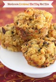 Bread, cornbread, croissants, chorizo, mushrooms, pecans, cranberries. Thanksgiving Mushroom Cornbread Stuffing Muffins Recipe Gluten Free And Dairy Free Jeanette S Healthy Living