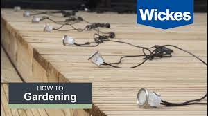 How To Install Deck Lighting With Wickes Youtube