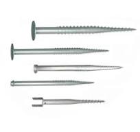 Steel Twisted Ground Screw Anchors Helical Piles Foundation ...