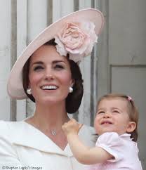 Prince george, princess charlotte and prince louis of cambridge's first appearance at trooping the colour in 2015, 2016 and 2019. Kate Mixes Old New For Queen S Birthday Parade George Charlotte Join Palace Fly By Crowd Updated What Kate Wore