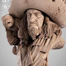 🎬 WICKED MOVIES BARBOSSA PORTRAIT BUST: TESTED AND READY FOR 3D PRINTING・  3D File for 3D printing・Cults