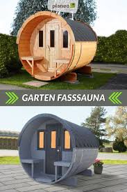Fasssauna Im Garten Ideal Fur Kleine Garten Fasssauna Gartensauna Sauna