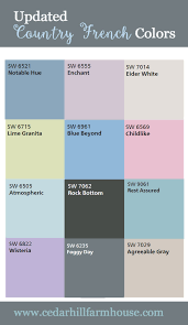 One of our favorite decorating tips is to not rush the color of a room. What Are The New Country French Colors Cedar Hill Farmhouse
