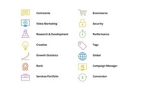 Vector Outlined Seo Icons Vector Icon Design Icon Vector