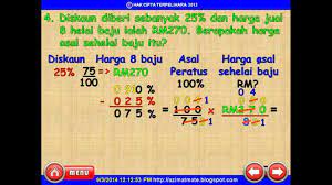 We did not find results for: Matematik Upsr Diskaun Peratus Dan Harga Asal Youtube