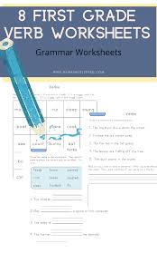 He'll determine the right verb form based on the subject of each sentence. 8 First Grade Verb Worksheets Worksheets Free