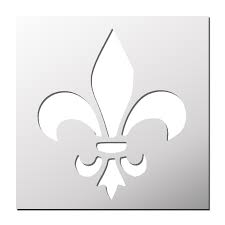 Pochoir Fleur De Lys Pochoir Fleur Fleur De Lys Dessin Fleur De Lys
