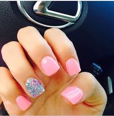 37 Beautiful Pink Glitter Nail Art Ideas Nail Design Ideaz This old rose shade plus the jewel studs and glitter nail art looks elegant and amazing.