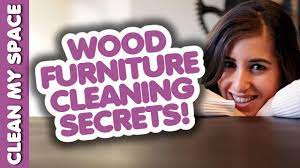 Always rub the products in the direction of the wood grain. Wood Furniture Cleaning Secrets Clean My Space