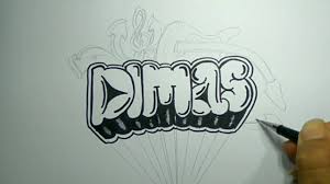 Grafiti, gambar grafiti nama, huruf, 3d keren, membuat tulisan nama grafiti keren, proses pembuatan grafiti dari mulai sketsa hingga jadi keren. Request Grafiti Nama Dimas Keren Youtube