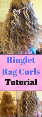 We love the look of these perfectly defined curls. No Heat Ringlet Rag Curls Hair Tutorial Noheathair No Heat Ringlet Curls Cutehai Haare Locken Haare Ohne Hitze Locken Haartutorial