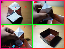 Walaupun kertas origami hanya berbentuk segi empat, namun kertas ini dapat dibuat apa saja loh. Cara Membuat Origami Kotak Aneka Bentuk Origami