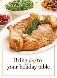 Whole turkeys are a great way to feed a crowd and look perfect on the holiday dinner table, but cooking a when it comes to size, the general rule of thumb is one pound per person, but if you would like leftovers or. 12 Thanksgiving Meal Recipes Ideas Recipes Turkey Dinner Wegmans