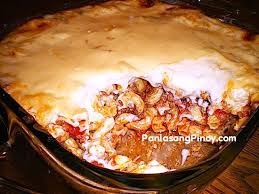 Baked Macaroni Recipe Panlasang Pinoy Recipe Baked Macaroni Recipe Macaroni Recipes Recipes