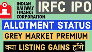 Kfin technologies वेबसाइट के मुताबिक, रेल मंत्रालय की फाइनेंस कंपनी irfc के अलॉटमेंट (irfc ipo share allotment) पर आज फैसला होगा. 3 3g3equ0rolnm