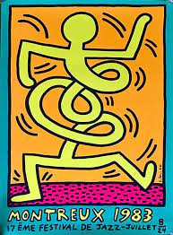 Keith haring 'montreux jazz festival iii' 1983 plate signed pop art poster. Keith Haring Montreux Jazz Festival 1983 Catawiki