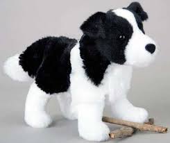Black And White Sheltie Stuffed Animal Border Collie Plush Stuffed Animal 8 Inch Plush Stuffed Animals Black And White Dog Collie