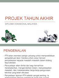 Berikut merupakan projek tahun akhir pelajar tahun akhir kolej vokasional seri iskandar (kumpulan 4) yang terdiri daripada: Projek Tahun Akhir