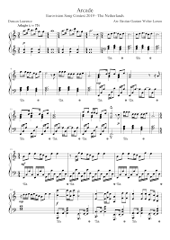 Скачивай и слушай duncan laurence arcade acoustic и duncan laurence arcade рингтон 2019 на zvooq.online! Eurovision 2019 The Netherlands Arcade By Duncan Laurence Cover Sheet Music For Piano Solo Musescore Com