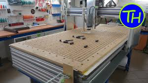 10 Homemade Cnc Router With Built In Vacuum Table And Holes Like The Festool Mft Table Youtube Diy Cnc Router Cnc Router Homemade Cnc