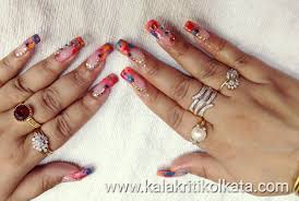 Red Color Nail Art Design With Stone Work Red Nail Art Designs Stone Nail Art Youtube Nail Art