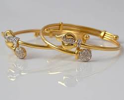 Baby Bracelets Waale Baby Jewelry Gold Baby Bracelet Gold Gold Bangles Design