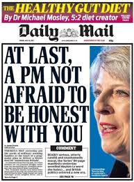 Scottish daily mail front page. Daily Mail Front Page About Theresa May Really Hasn T Aged Well Huffpost Uk