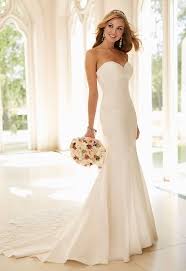 Your Wedding Planned To Perfection Fit And Flare Wedding Dress Wedding Dresses Satin Fitted Wedding Dress