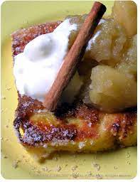 Rachel Khoo French Cinnamon Toast With Apple Compote And Creme Fraiche Rachel Khoo Recipes Rachel Khoo French Toast Breakfast