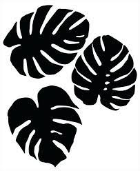12pcs artificial tropical palm leaves simulation leaf for hawaiian luau party jungle beach theme africa tropical plant printed loin pillowcase green leaves linen pillow cases chair pillow cover. Tropical Leaf Template Black Tropical Leaf Template Leaf Stencil Leaf Template Printable
