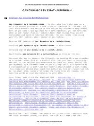 Download as pdf, txt or read online from scribd. Gas Dynamics By E Rathakrishnan E Books Gases