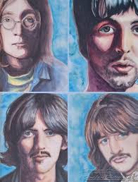 White Album Beatles art digital prints, John, Paul, George, Ringo