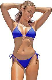 Bikinis Mujer, Sexy Conjunto de Bikini, Bikini de Tirantes, Bañadores  Mujer, Bikini Brasileño, Biquini, Vikini, Traje de Baño, Bañador Mujer -  Talla S: Amazon.es: Moda