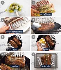 How much is a rack of lamb per pound? Rosemary Garlic Marinated Rack Of Lamb Roasted Recipetin Eats