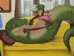 Rule 34 Dev - animal_genitalia animal_penis anus brown_body brown_scales  clothing clothing_pull countershade_scales countershading crocodile  crocodilian crocodilian_penis crocodylid erection feral furniture  genital_slit genitals green_body green_scales ...