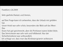 Ich hoffe auf ihr verständnis und bitte um antwort. Deutsch Lernen B1 Prufung Brief Ubungen Youtube Deutsch Lernen Deutsche Sprache Lernen