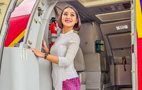 Seragam ini sempat mendapat kritik karena dinilai terlalu ketat untuk ukuran seragam kru yang melayani publik. Cantiknya Pramugari Sherin Siap Ajak Kamu Terbang Kemana Aja Okezone Travel