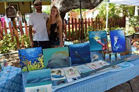 New Smyrna Beach Artist Connie Z Beach Artist Mermaid Art Z Arts