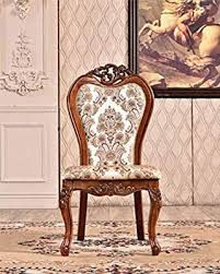 Amazon Com European Dining Chair Solid Wood Carved Chair Hotel Banquet Restaurant Dining Chair Chairs Dining Chairs Carved Chairs Chair