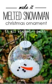 Melted Snowman Ornament Snowman Christmas Ornaments Melted Snowman Ornament Christmas Ornaments