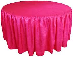 Wedding Linens Inc Crushed Crinkle Taffeta Polyester Tab Https Www Amazon Com Dp B074bdpgq8 Ref Cm Sw R Pi Table Skirt Wedding Linens Ruffled Tablecloth